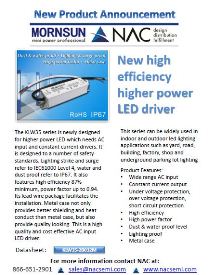 Mornsun High Efficient & High Power LED Drivers